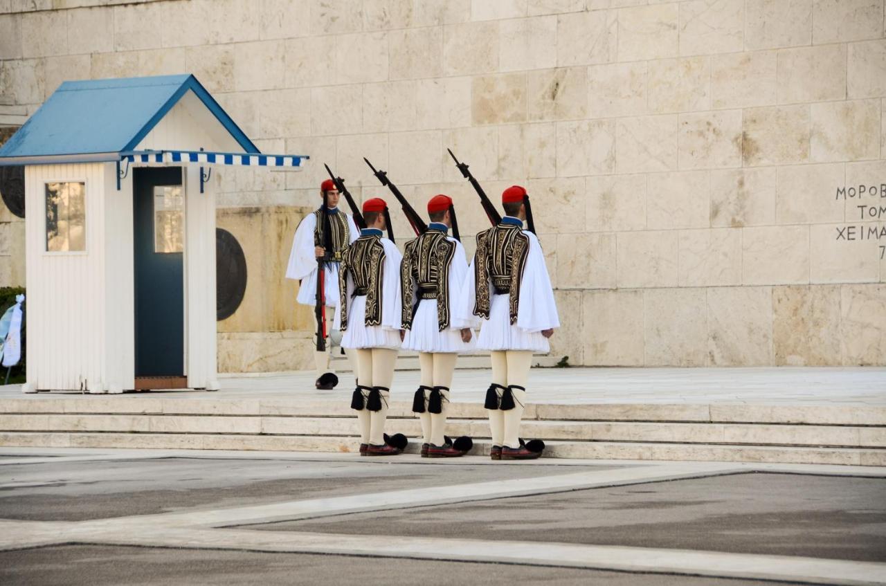 Athens Stylish Studio In Front Of Syntagma Metro Stop For 2 エクステリア 写真